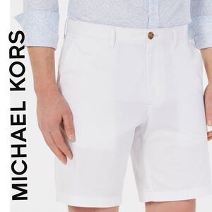 MICHAEL KORS Men’s Poplin 9” White Shorts Sz.32